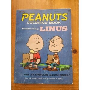 Vintage 1972 PEANUTS Coloring Book Featuring LINUS